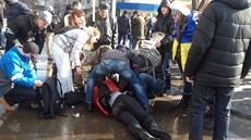 Nejmén dva lidé zahynuli a tyi dalí byli zranni pi exploze v ukrajinském...