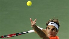 ZATÍM POSLEDNÍ TROFEJ. Federer v Dubaji ukázal, e i letos má vynikající formu.