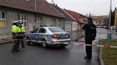 Okolí restaurace Družba v Uherském Brodě po střelbě. Okolí restaurace Družba v Uherském Brodě po střelbě.