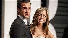 Jennifer Anistonová a Justin Theroux (Los Angeles, 23. února 2015)