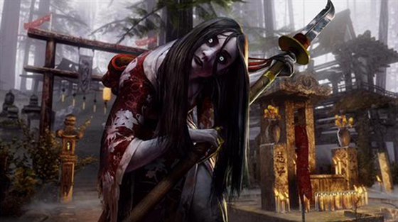 Hororová dívka Hisako jako pírstek do hry Killer Instinct