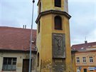 Zvonice Dominikánského dvora na rohu Branické a Jiskrovy ulice.