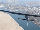 Solar Impulse nad Ab Zab pi testovacm letu v noru 2015