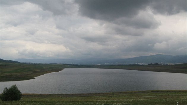 Napoutn jezera Milada, rok 2007