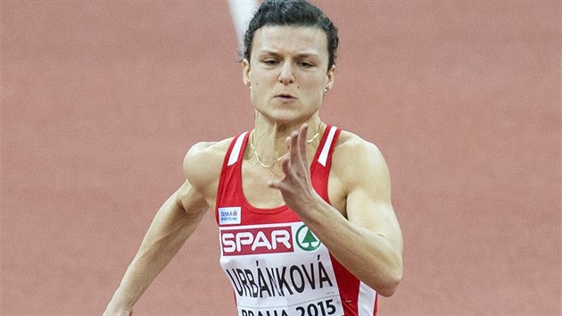 Petra Urbánková v rozbhu na 60 metr.
