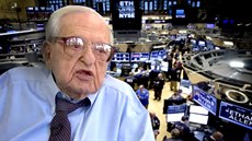 Americký byznysmen a investor Irving Kahn Americký byznysmen a investor Irving Kahn