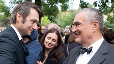Nový náměstek ministra obrany Jakub Landovský (na snímku si na otcově pohřbu s... Nový náměstek ministra obrany Jakub Landovský (na snímku si na otcově pohřbu s...