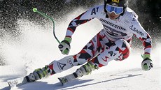 Anna Fenningerová ve sjezdu v Garmisch-Partenkirchenu.