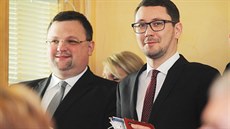 Prezident Milo Zeman a jeho kanclé Vratislav Myná