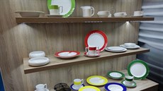 eský výrobce porcelánu G. Benedikt Karlovy Vary pedvedl na veletrhu Ambiente...