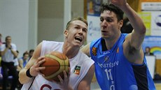 Momentka z duelu Děčín - Prostějov. Momentka z duelu Děčín - Prostějov.