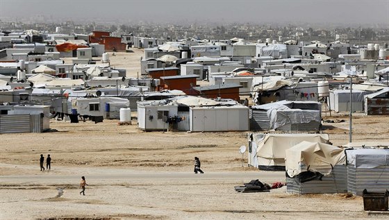 Uprchlický tábor Zátarí v Jordánsku (11. bezna 2015).