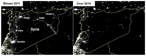 SÝRIE 2011 a 2015: Za poslední tyi roky klesl poet rozsvícených svtel o 83...