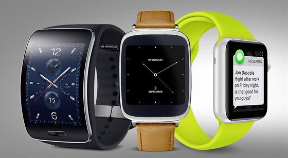 Samsung Gear S Asus ZenWatch a Apple Watch