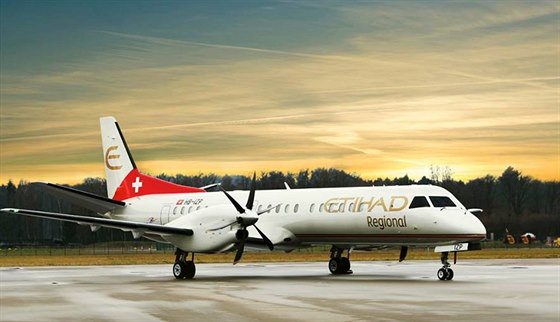 Air Berlin bude na linku mezi Prahou a Berlínem nasazovat letadlo Saab 2000,...