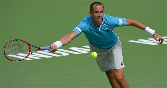 Luká Rosol na turnaji v Indian Wells