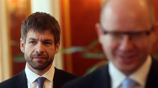 Prezident Milo Zeman jmenoval ministrem spravedlnosti Roberta Pelikna (12. bezna 2015).