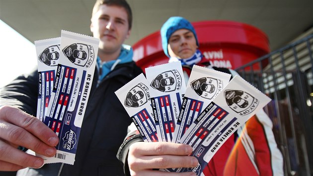 Zahjen prodeje lstk na play-off tmu HC Kometa Brno.