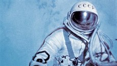 Alexej Leonov pi kosmické procházce 18.3.1965.