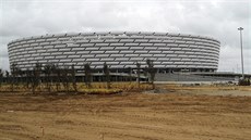 Národní stadion v Baku, který bude hostit zahajovací i závrený ceremoniál...