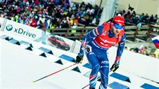 Michal Šlesingr během sprintu SP v ruském Chanty-Mansijsku Michal Šlesingr během sprintu SP v ruském Chanty-Mansijsku