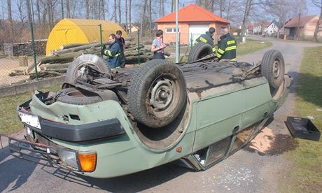 Po sraení cyklisty otoil idi svoji kodovku koly nahoru.