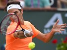 Roger Federer ve finle turnaje v Indian Wells.