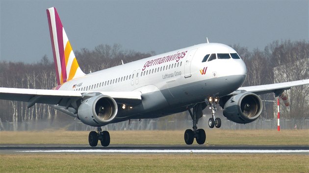 Airbus A320 spolenosti Germanwings na archivnm snmku,