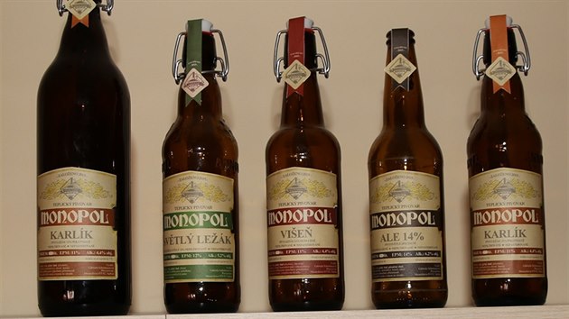 Pivovar bude vyrbt lek Monopol, polotmavou jedenctku Karlk a tak svrchn kvaen Monopol Ale a Monopol vie.