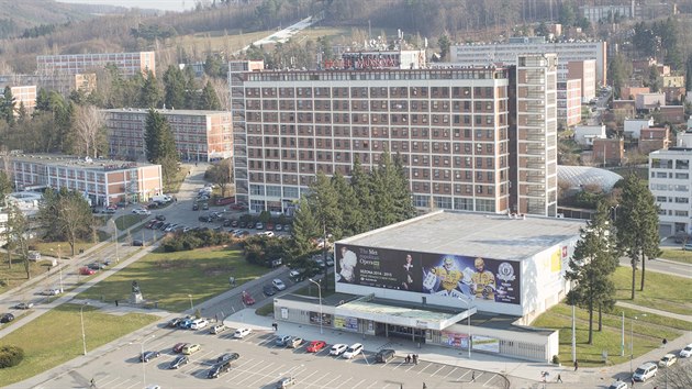 Hotel Moskva je jednou z tradinch zlnskch dominant.