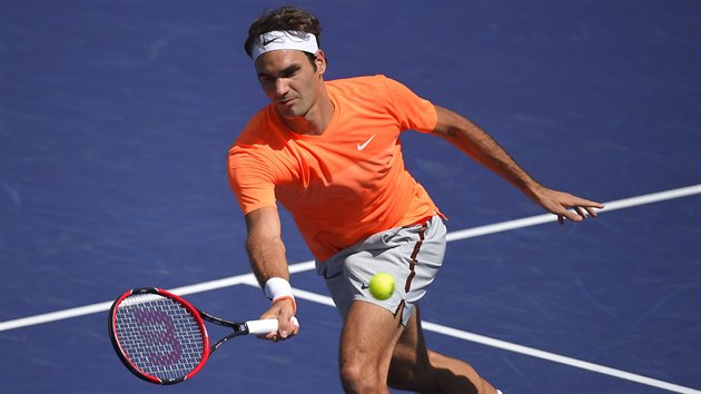 Roger Federer na turnaji v Indian Wells