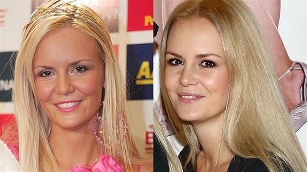 Lucie Hadaov (30) v letech 2007 a 2014
