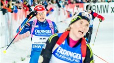 Gabriela Soukalová dojíždí do cíle stíhacího závodu v Chanty Mansijsku. Gabriela Soukalová dojíždí do cíle stíhacího závodu v Chanty Mansijsku.
