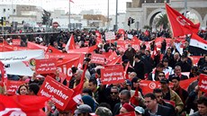 Pochod proti terorismu v Tunisu (29. bezna 2015)