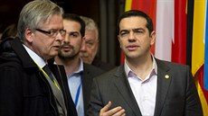 Alexis Tsipras na summitu Evropské unie v Bruselu (20. března 2015). Alexis Tsipras na summitu Evropské unie v Bruselu (20. března 2015).