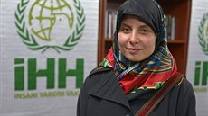 Hana Humpálová po propuštění ze zajetí (27. března 2015) Hana Humpálová po propuštění ze zajetí (27. března 2015)