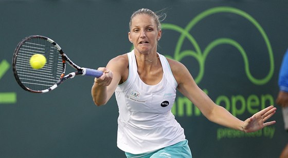 Karolína Plíková si na turnaji v Miami zahraje tvrtfinále.