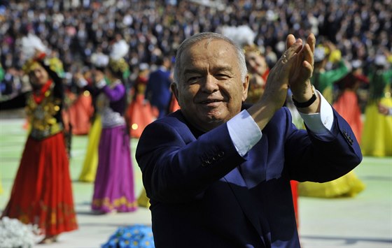 Prezident Uzbekistánu Islam Karimov (21. bezna 2015).