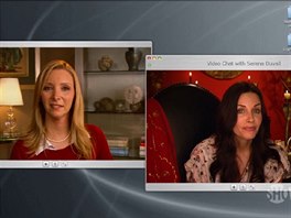 Lisa Kudrowová a Courteney Coxová v seriálu Terapie online (2011)