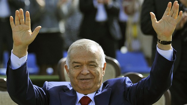 Prezident Uzbekistnu Islam Karimov (21. bezna 2015).