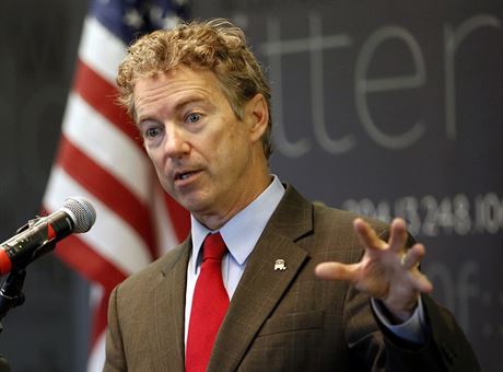 Republiknsk sentor Rand Paul se bude uchzet o prezidentsk ad (20. bezna...