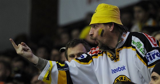 Nespokojený fanouek hokejového Litvínova.