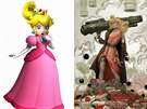 Princezna Peach z Maria ve verzi Kirbi Faganov