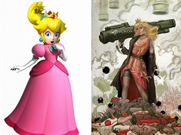 Princezna Peach z Maria ve verzi Kirbi Faganov