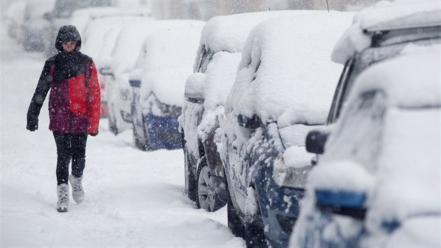 Snhov kalamita v Libereckm kraji. Snmek pochz z Jablonce nad Nisou.