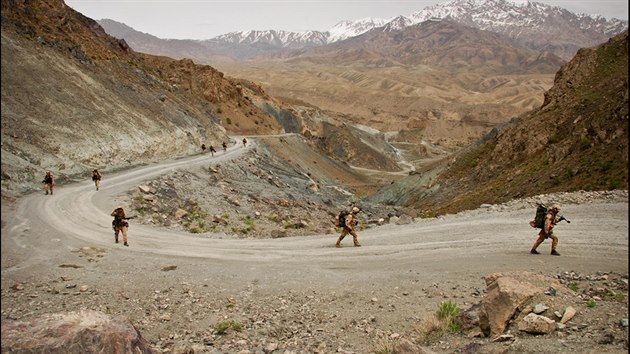 P pesun jednotky pi operaci v Afghnistnu z roku 2009.