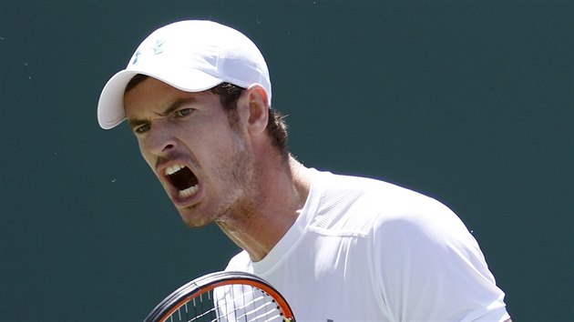 Andy Murray ve finle turnaje v Miami.