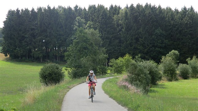 Trasa 1, asfaltov sek nad Oberviechtachem