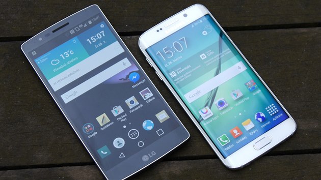 LG G Flex 2 a Samsung Galaxy S6 edge