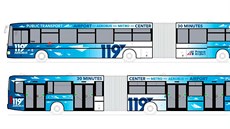 Autobusovou linku 119 spojující pražské Letiště Václava Havla se stanicí metra... Autobusovou linku 119 spojující pražské Letiště Václava Havla se stanicí metra...